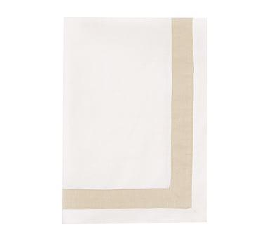 Belgian Flax Linen Frame Napkin, Set of 4