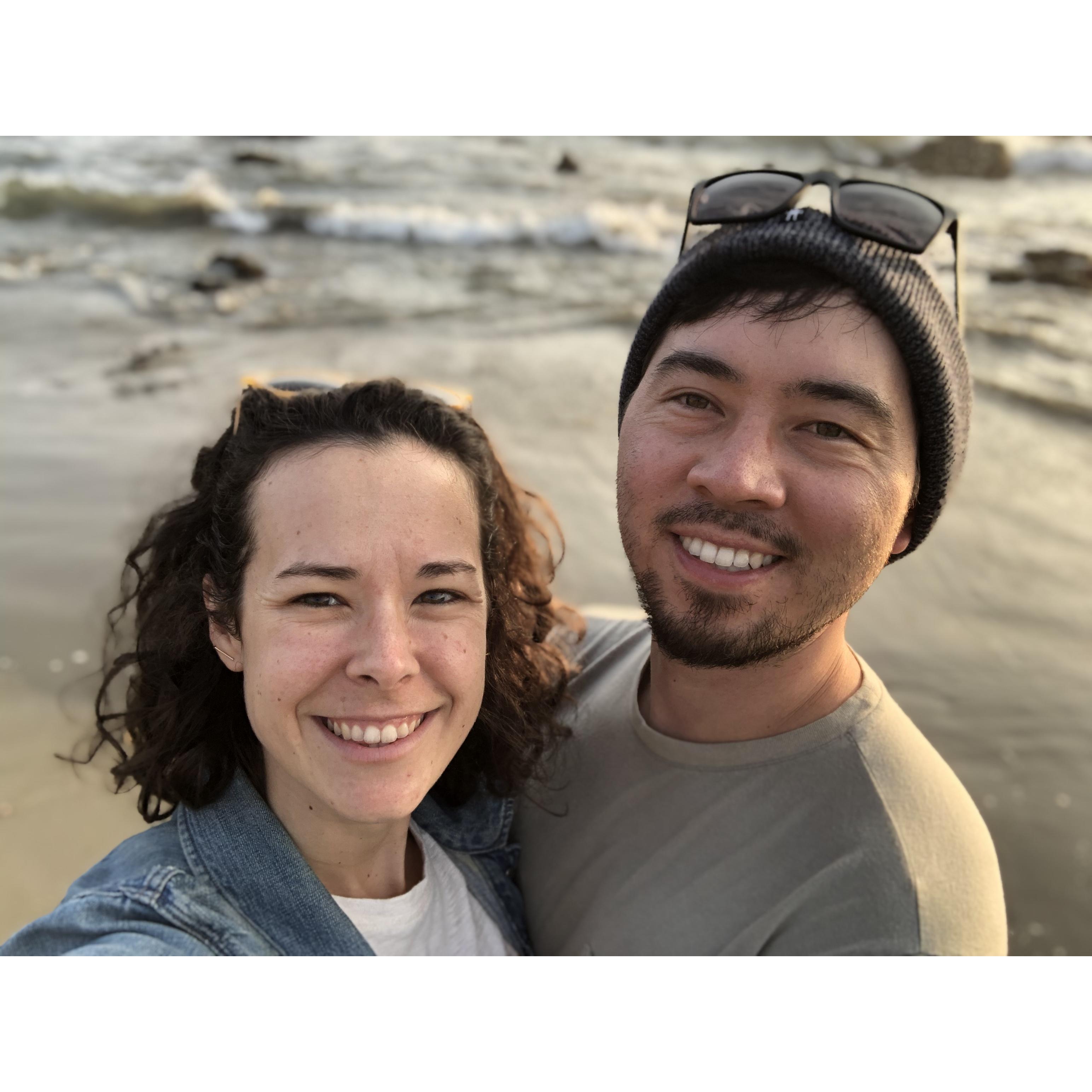 September 2020: During one of many getaways in Cambria during quarantine.