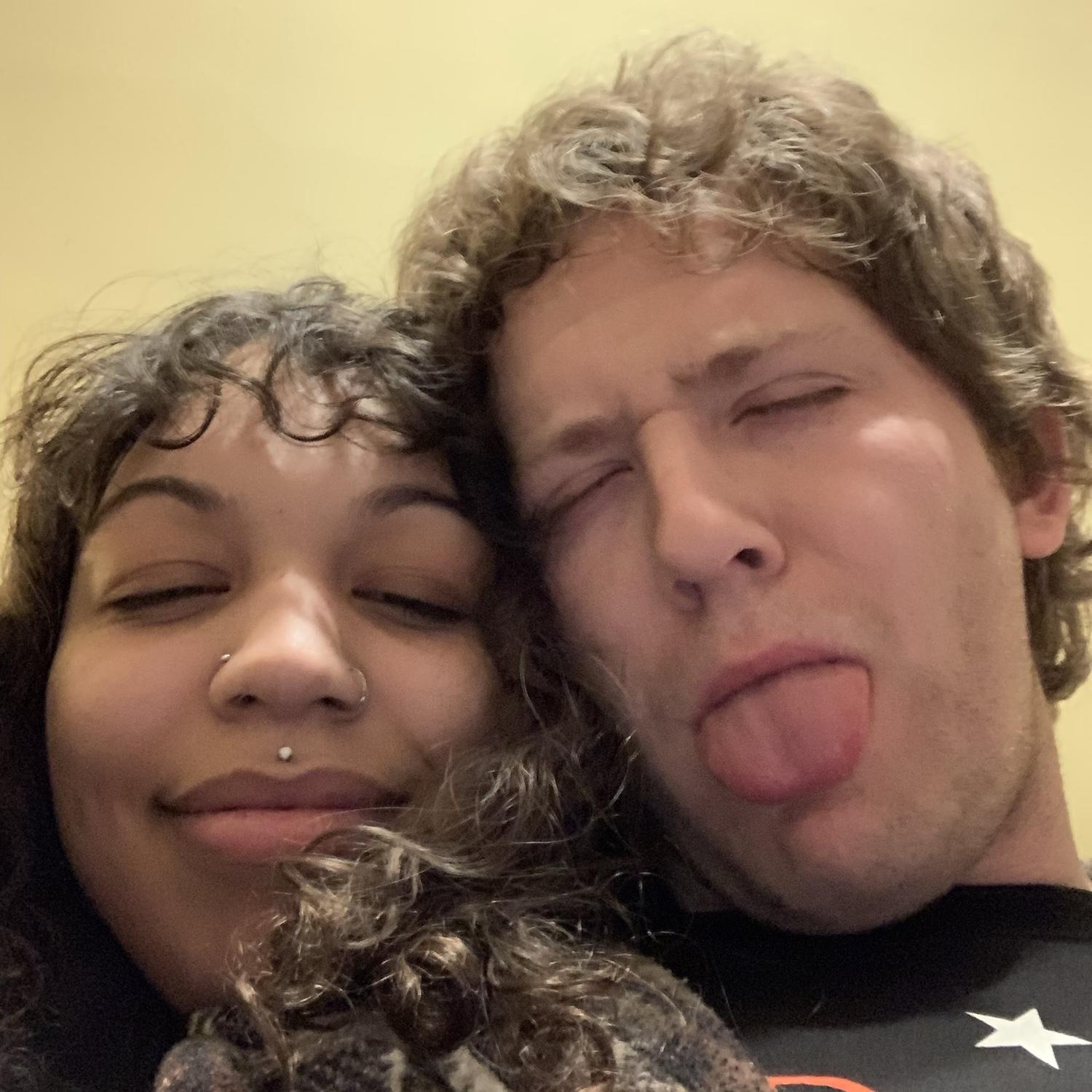 Being silly !