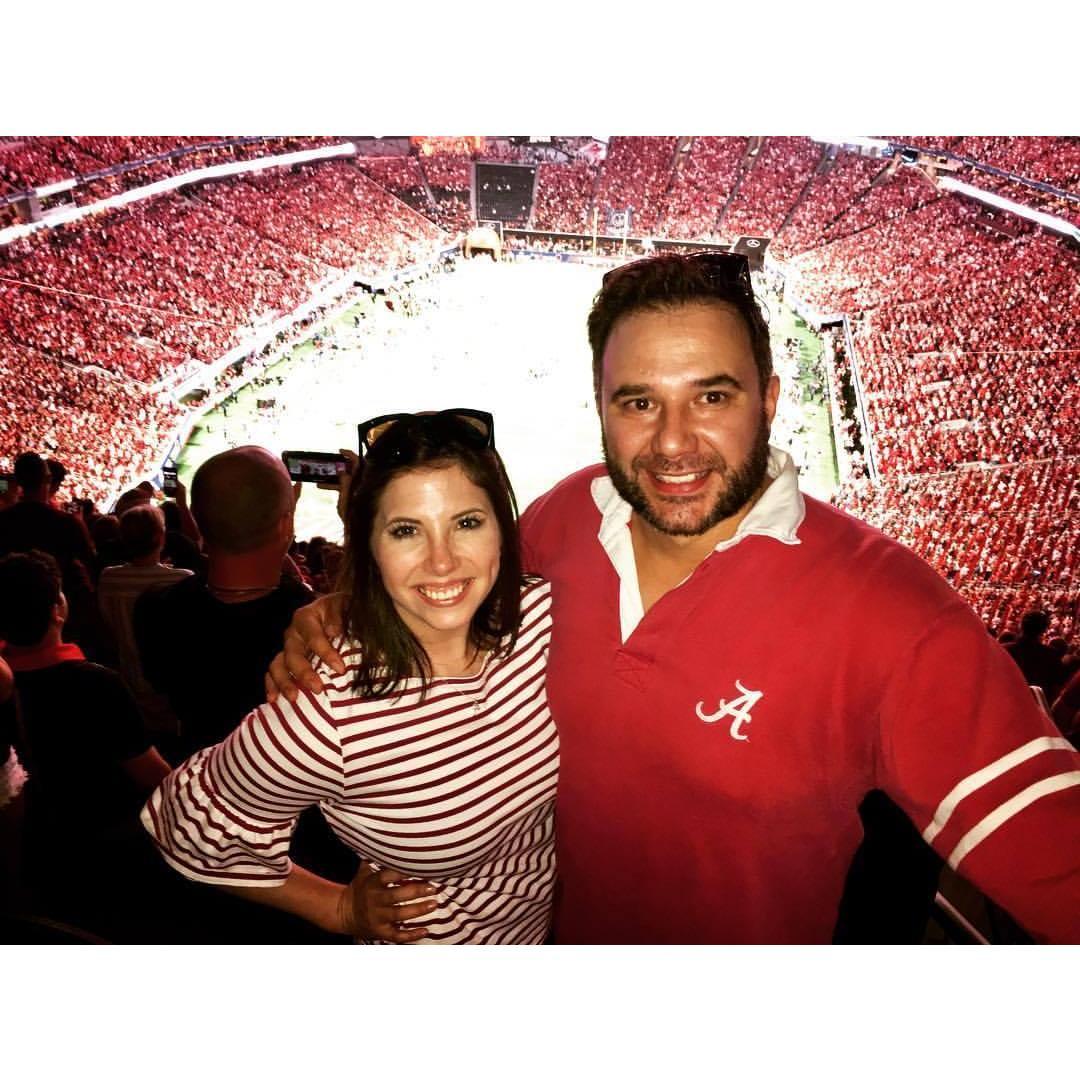 Sarah's first Alabama game!
