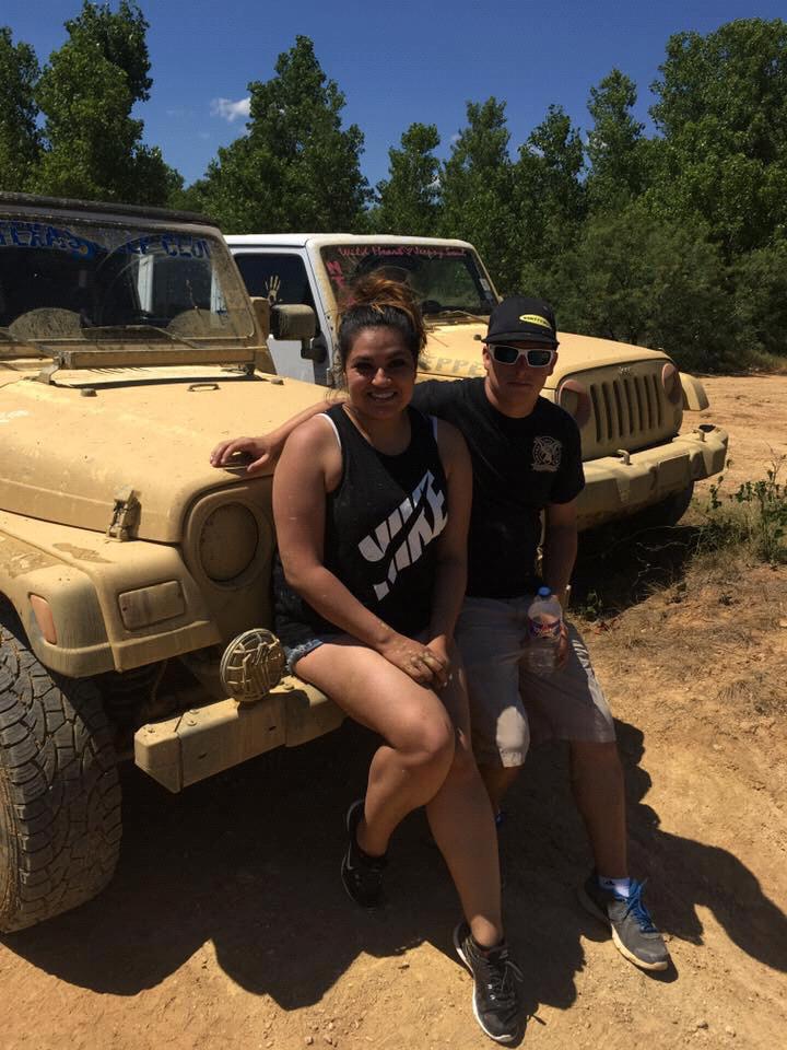 One of our many wheeling trips together. Our passion to get out of the city for a day and drive over stuff in our jeeps.