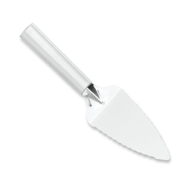 Rada Cutlery Serrated Pie Server Stainless Steel Face, Aluminum Handle