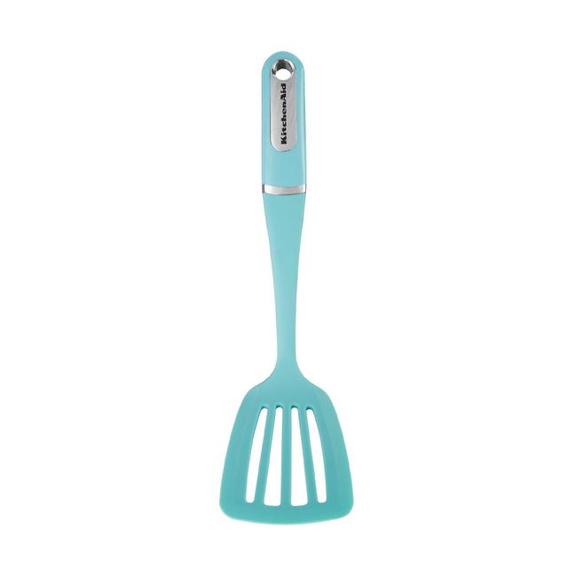 KitchenAid Nylon Slotted Turner, Aqua Sky