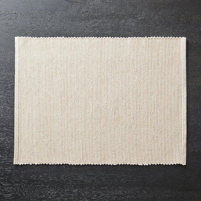 Riviera Placemat, Champagne, Set of 4