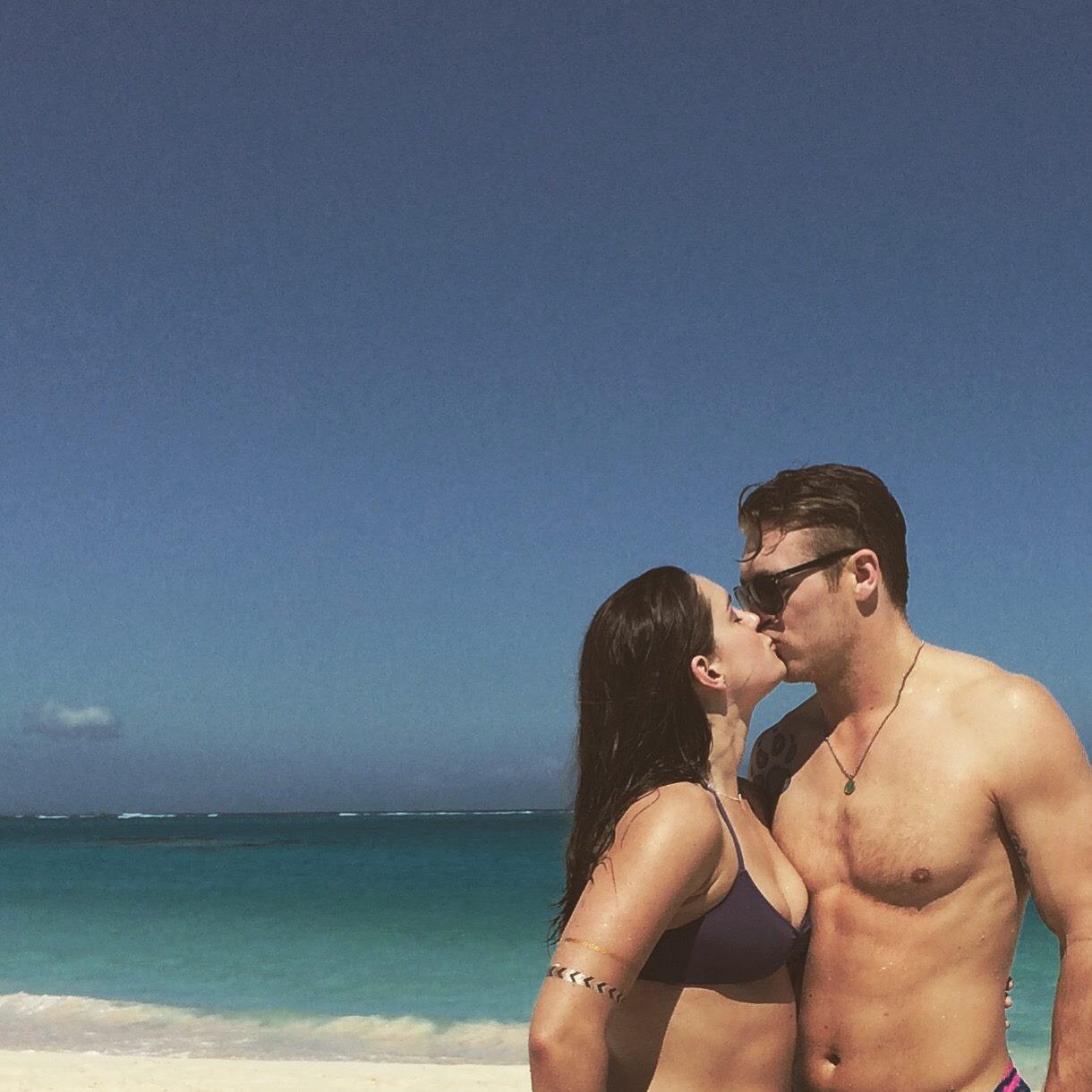3 months into dating we took our first big vacation together in the Bahamas.