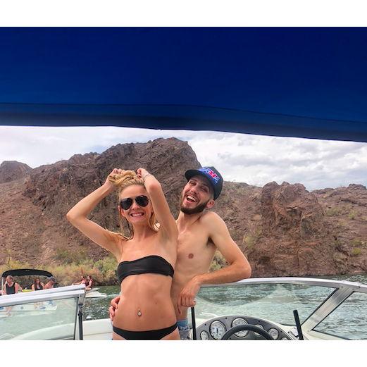 Hanging out on the lake. July 21st, 2018