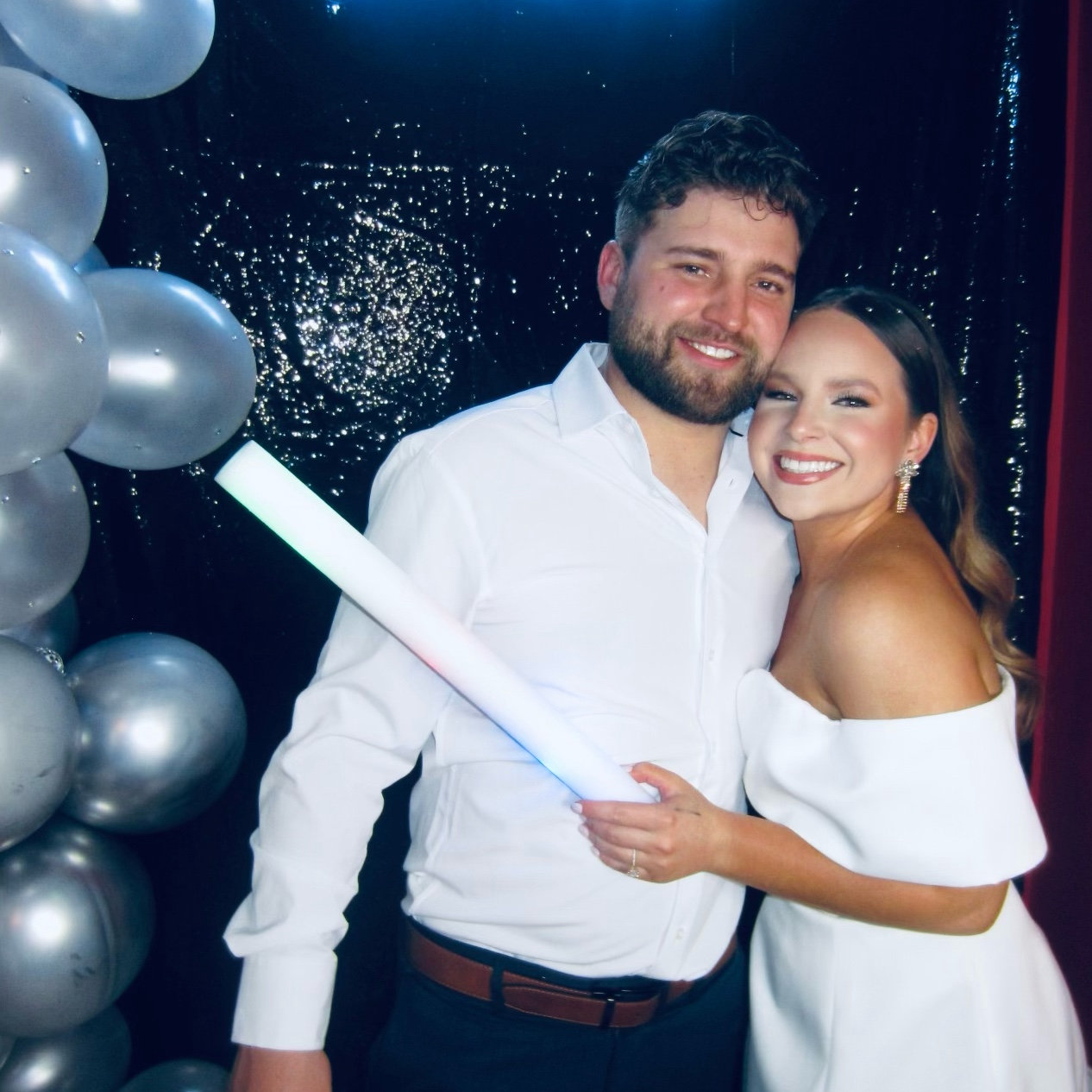 Celebrating their engagement with their family & friends!!!!!!