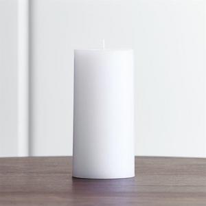 White 3"x6" Pillar Candle