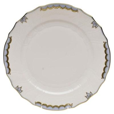 Herend Princess Victoria Light Blue Round Vegetable Plate