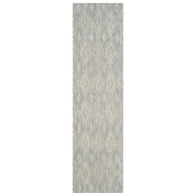 2'3" x 8' Bolton Runner Outdoor Rug Gray - Safavieh