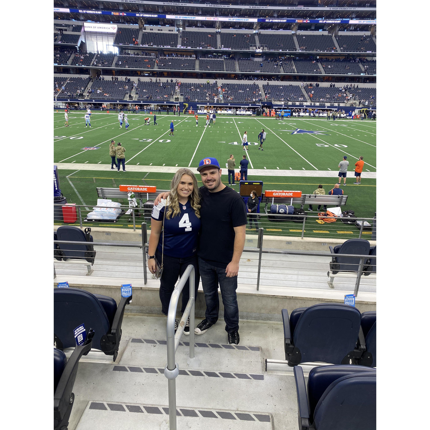 Denver Vs. Dallas. Again, only one of us was happy with the end score.