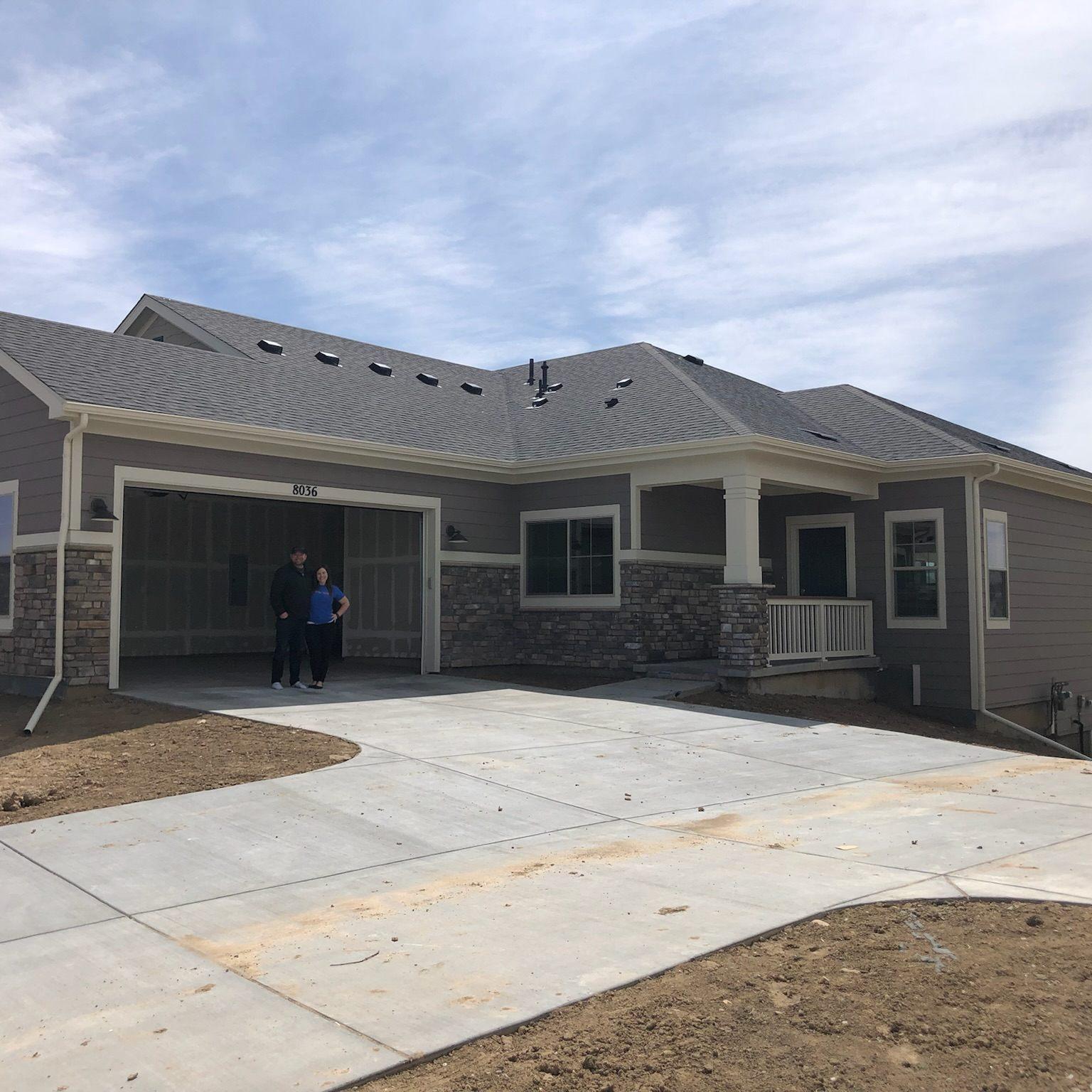 Our first home together!