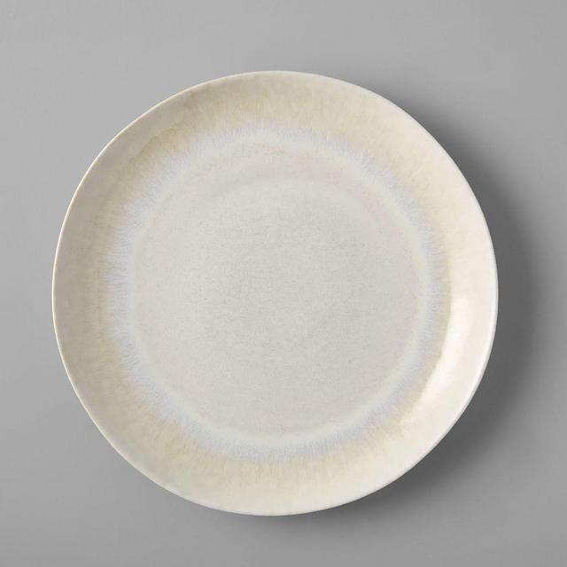 Reactive Glaze Dinner Plate, Set of 4, White