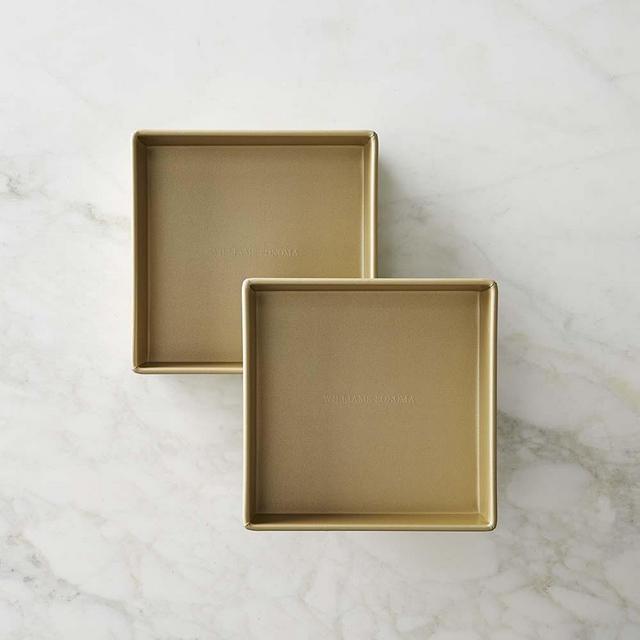Williams Sonoma Goldtouch® Pro Square Cake Pan 9", Set of 2