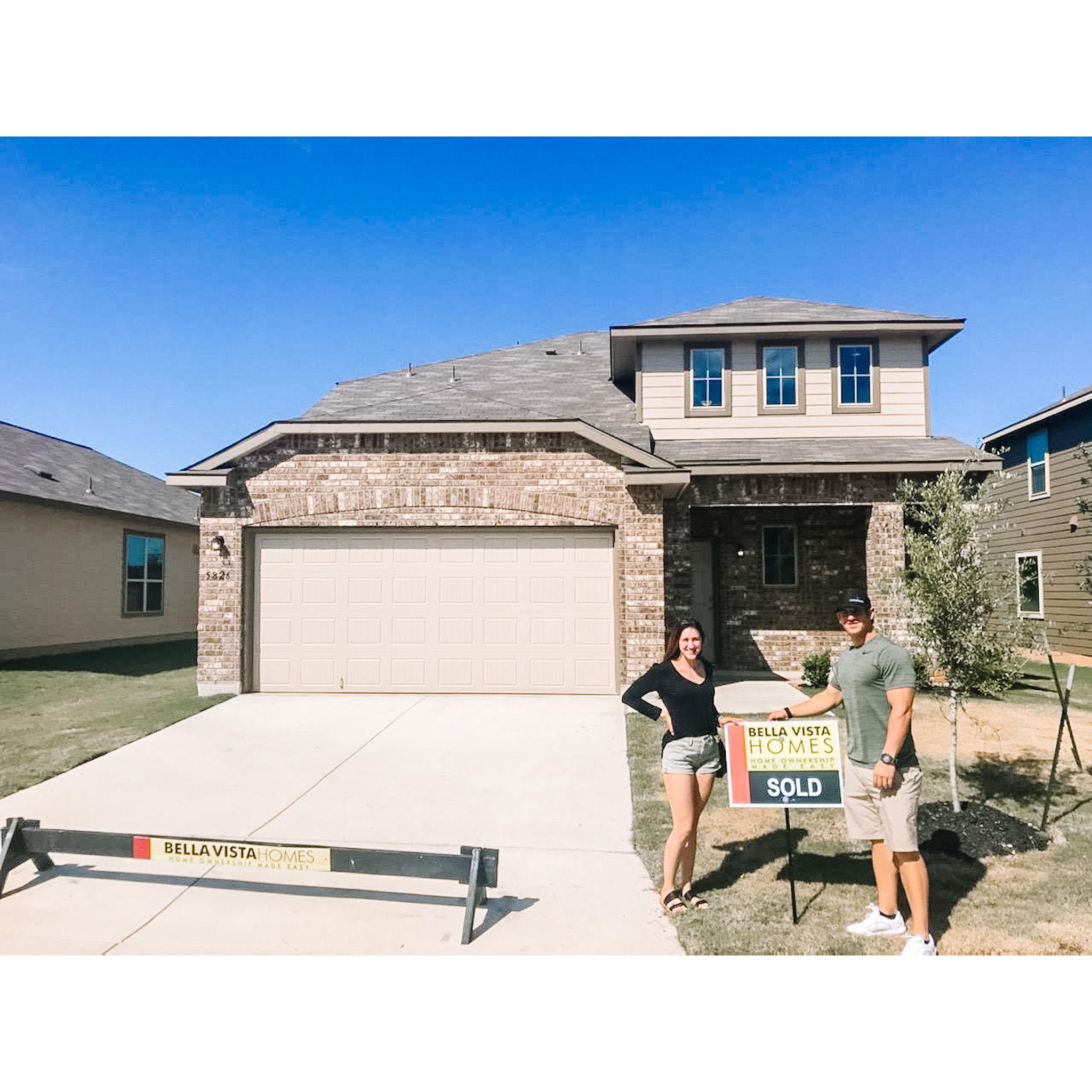 Our first home!