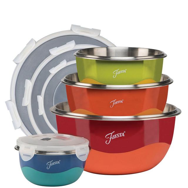 Fiesta8-Piece Mixing Bowl & Lid Set