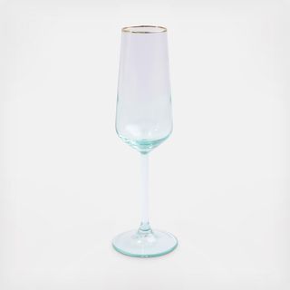 Rainbow Champagne Flute, Set of 4