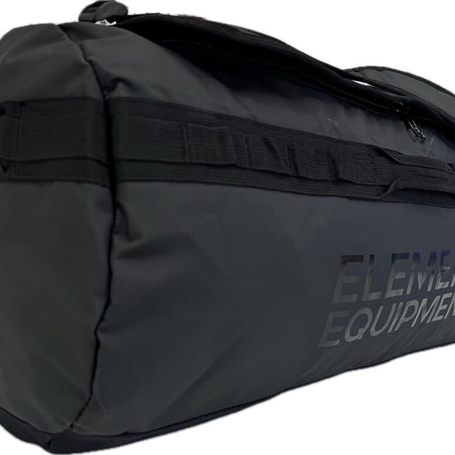 Element Equipment Trailhead Duffel Bag Shoulder Straps Waterproof Black/Black Large