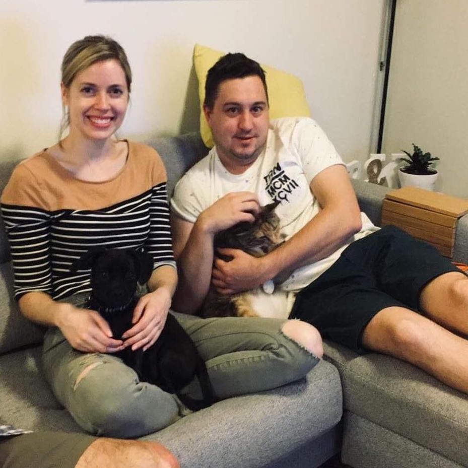Welcoming Evie and Reggie into our little family 🐶🐱