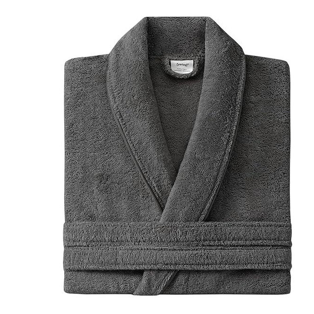 Yatas Bedding Essentials Bathrobes, 100% Cotton Soft Robe, Fluffy, Warm, Absorbent, Quick Dry Mens & Womens Robe