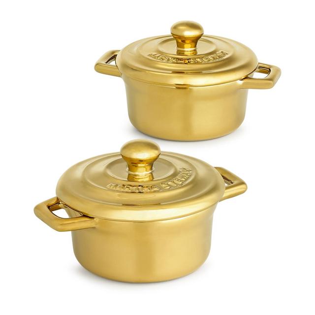 Martha Stewart Collection Harvest Gold Cocottes, Set of 2, Created for Macy's