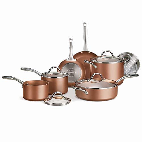 Tramontina 11-Piece Metallic Copper Nonstick Cookware Set