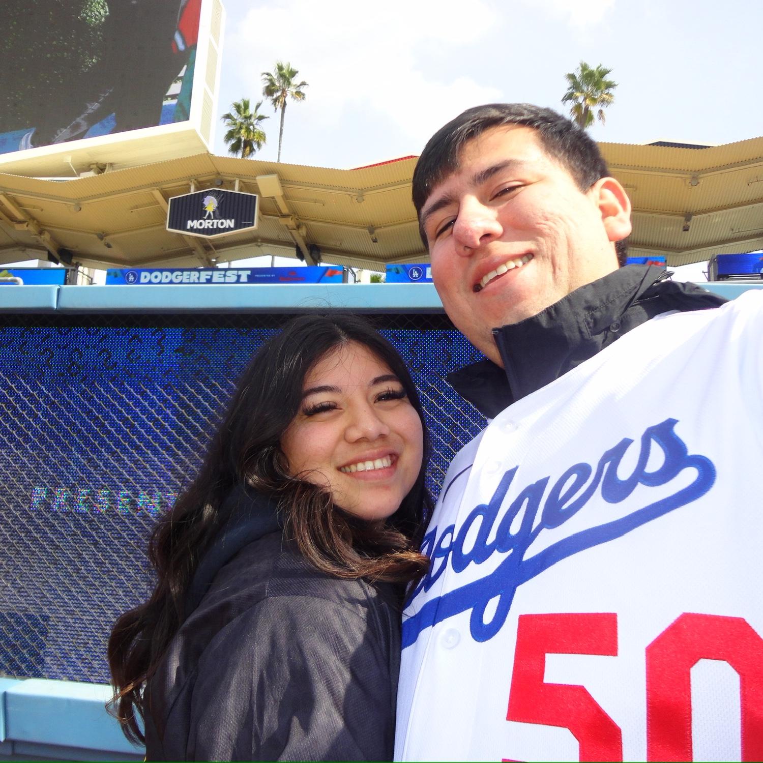 Dodger Fest on the field!