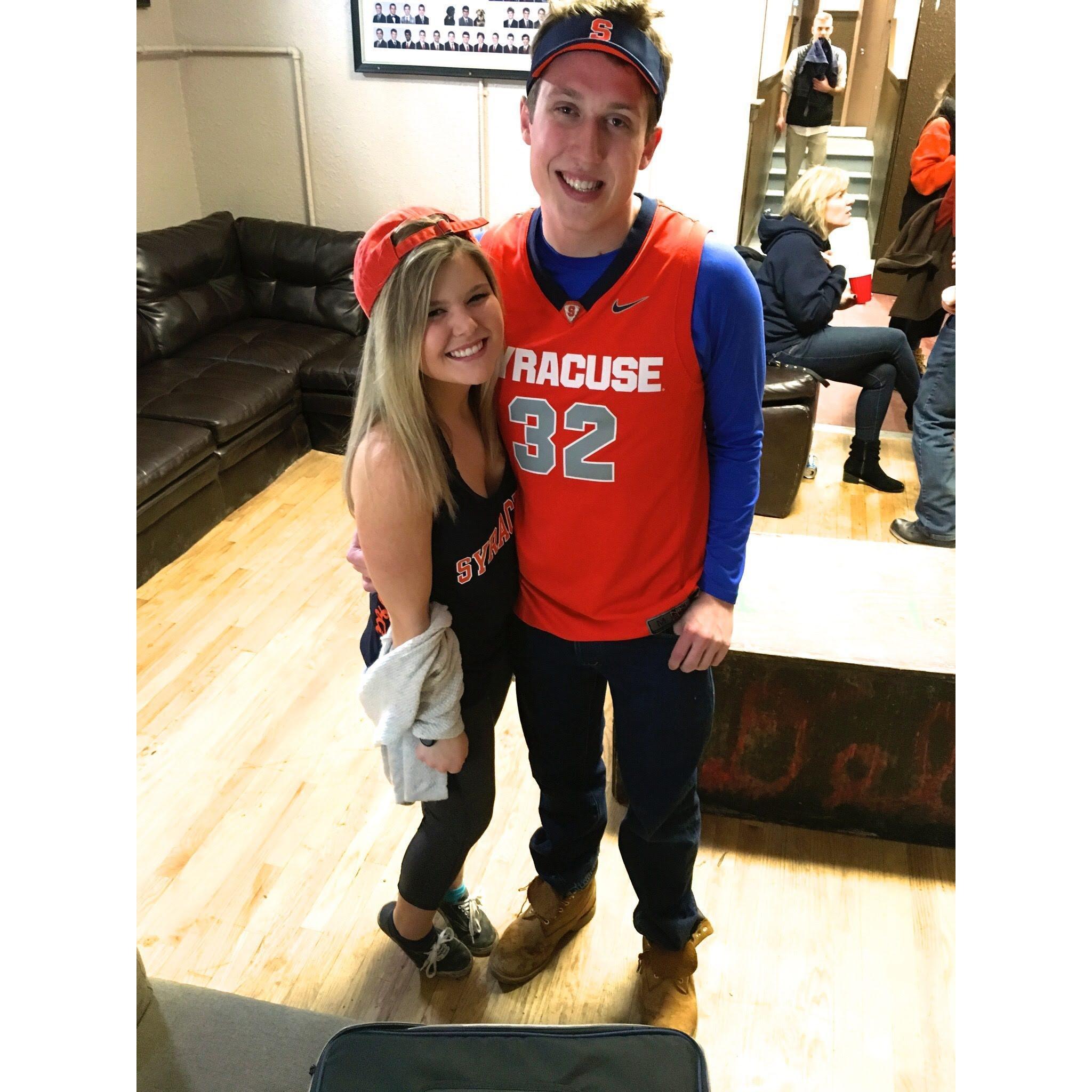 Syracuse pregame at Delta Tau Delta