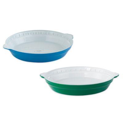 Creo SmartGlass 9-Inch Pie Dish in Light Blue