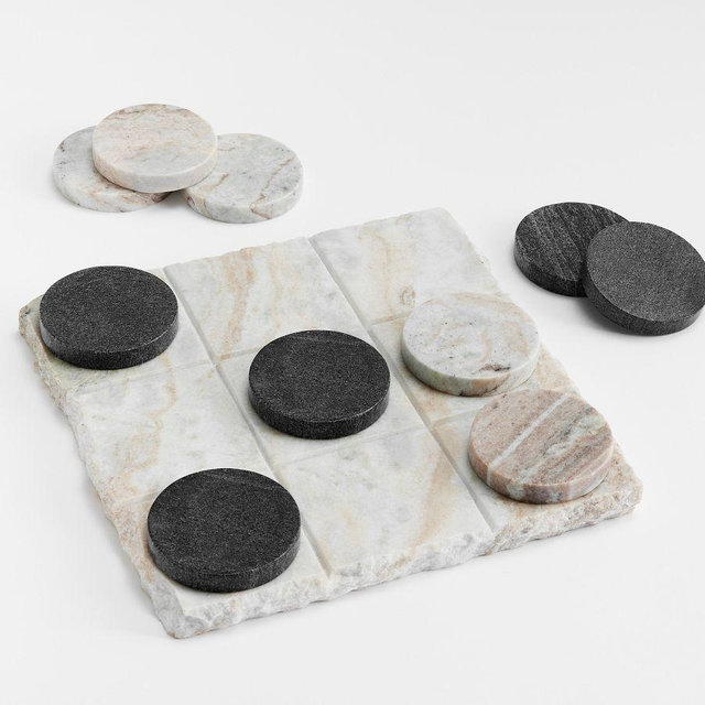 Marble Tic Tac Toe Game