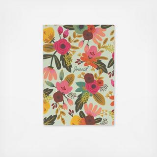 Mint Floral Journal