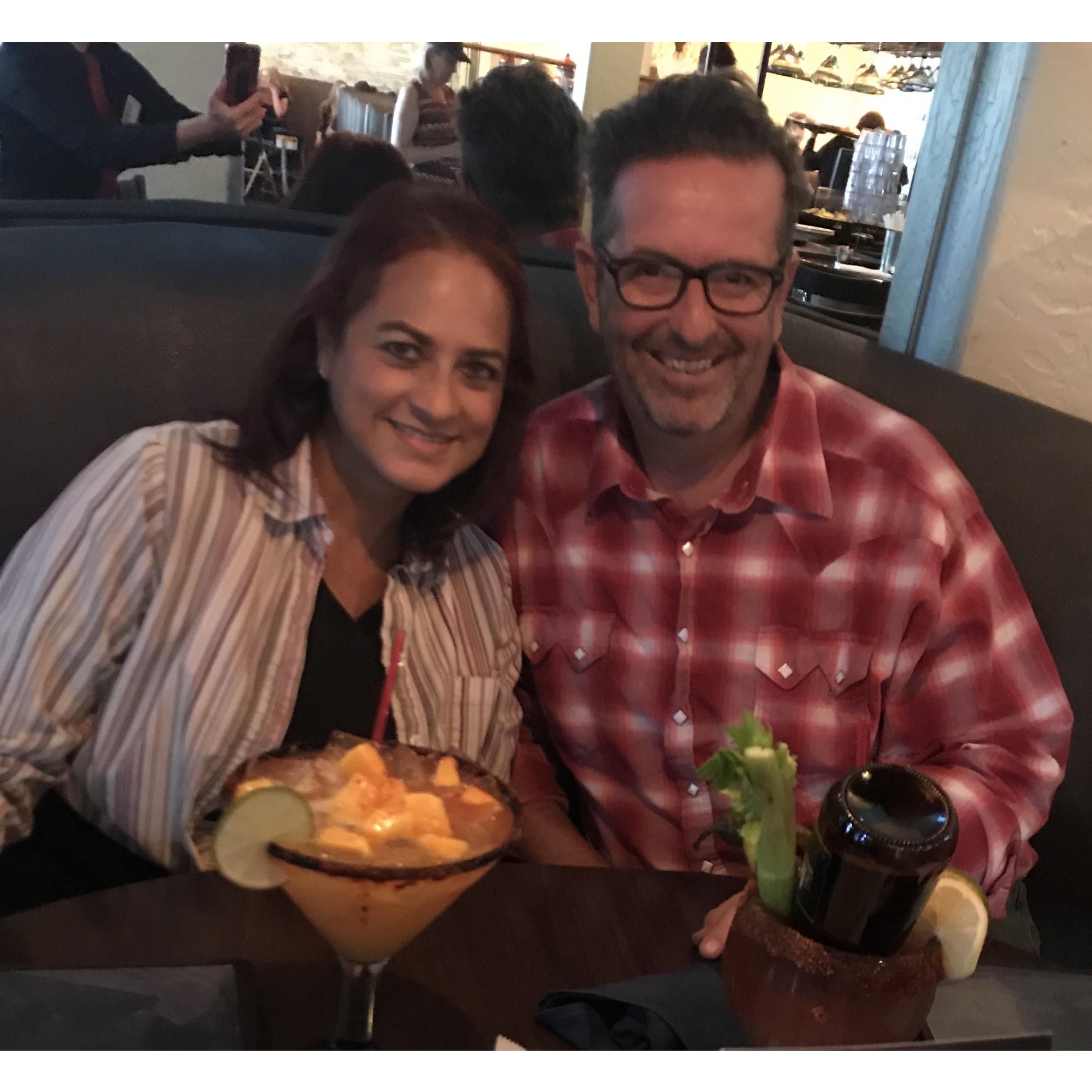 Having drinks at Jose’s.