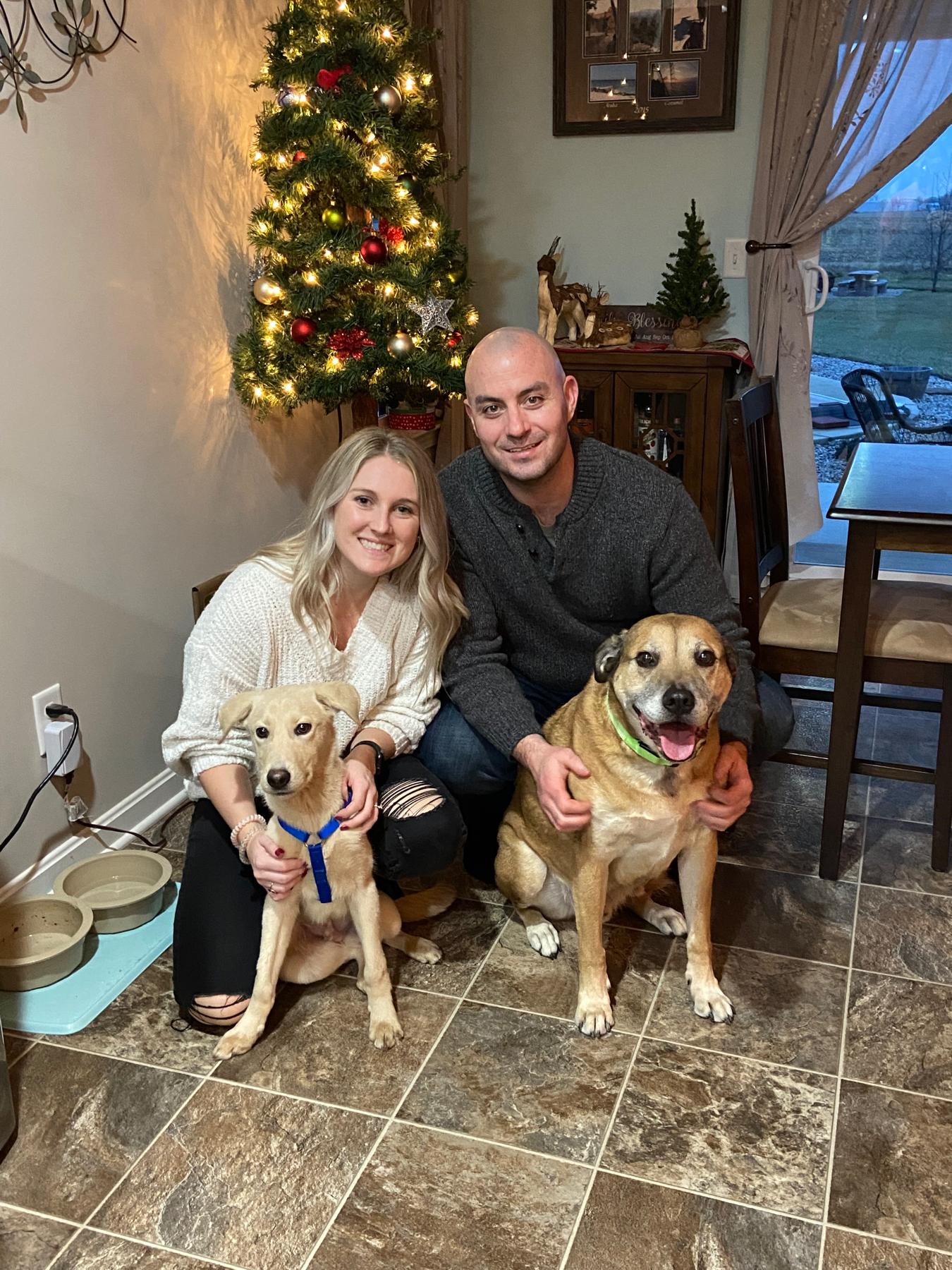 First family picture with both doggos!