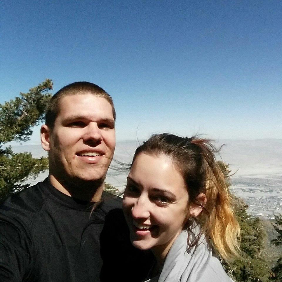 On top of a mountain in California !