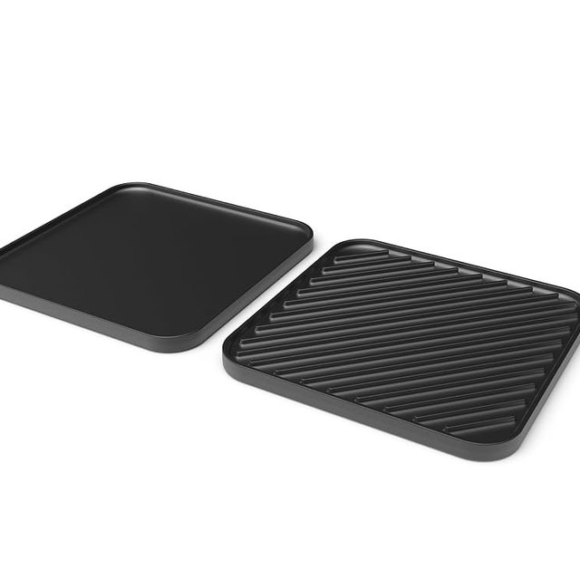 Coleman Cascade Stove Grill & Griddle Accessories, Cast Iron Cooking Grates for Cascade Stoves, Carry Case Included