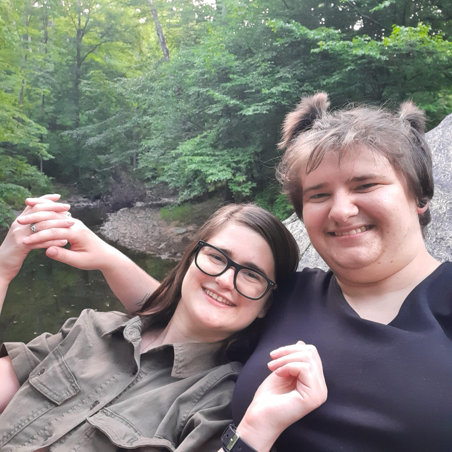 We picked the first not-horrendously-hot day after our rings were ready to propose because we couldn't wait any longer!