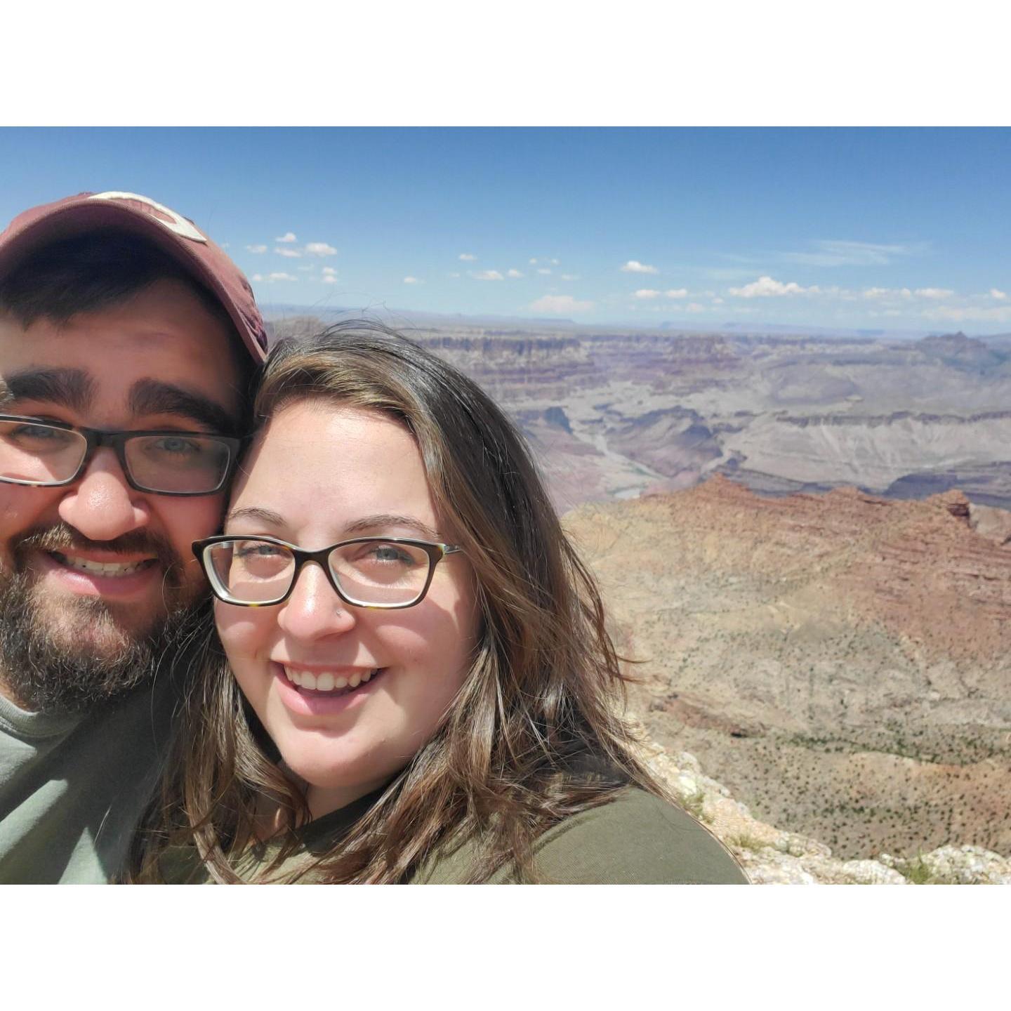 Visiting the Grand Canyon on our "journey out west"