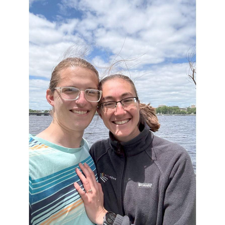 Just after we got engaged!