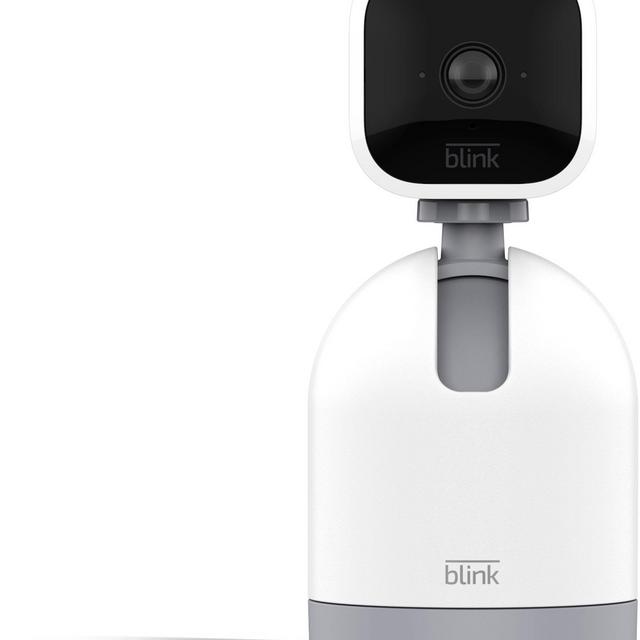 Blink - Mini Pan-Tilt Indoor Wired 1080P Security Camera - White