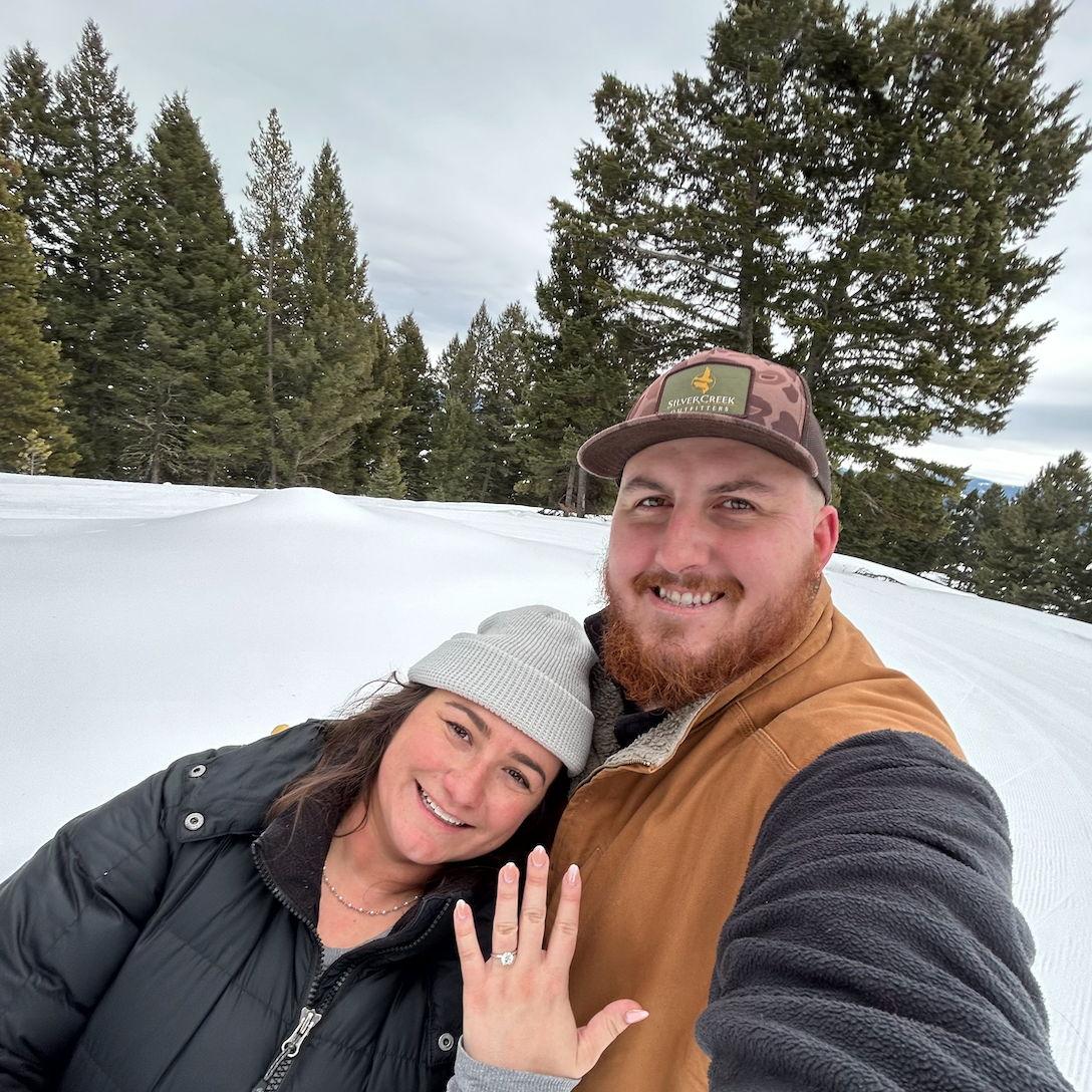 When we got engaged!