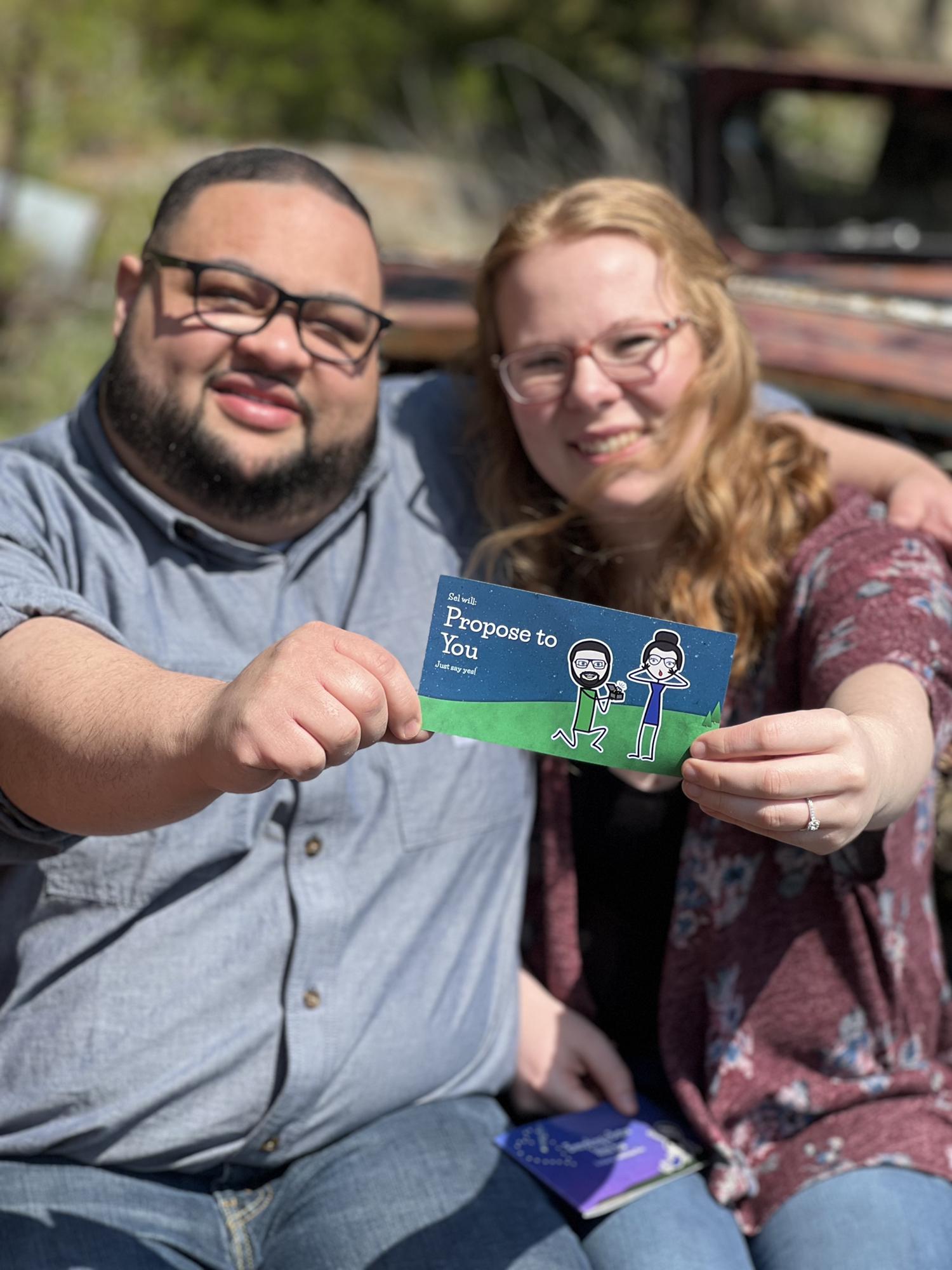 This is the page they both loved!  Neither could wait to use this during the photo shoot. Of course, Macie said yes!