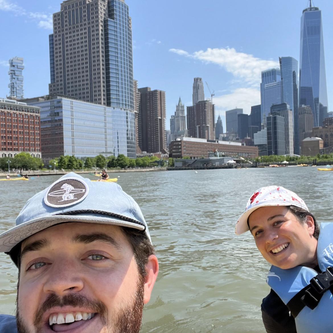 Kayaking on the Hudson River