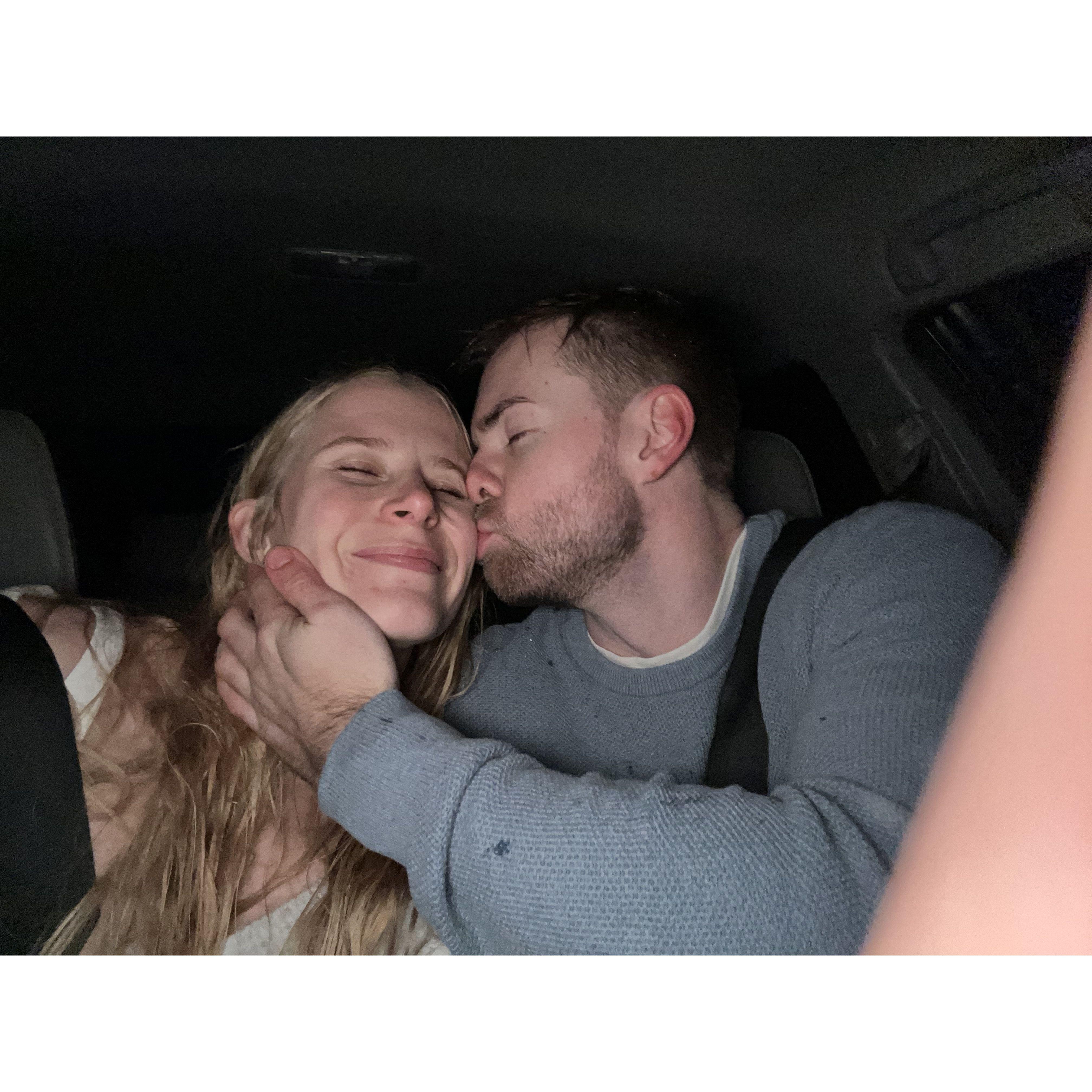 Got drenched in the process but still smiling big!