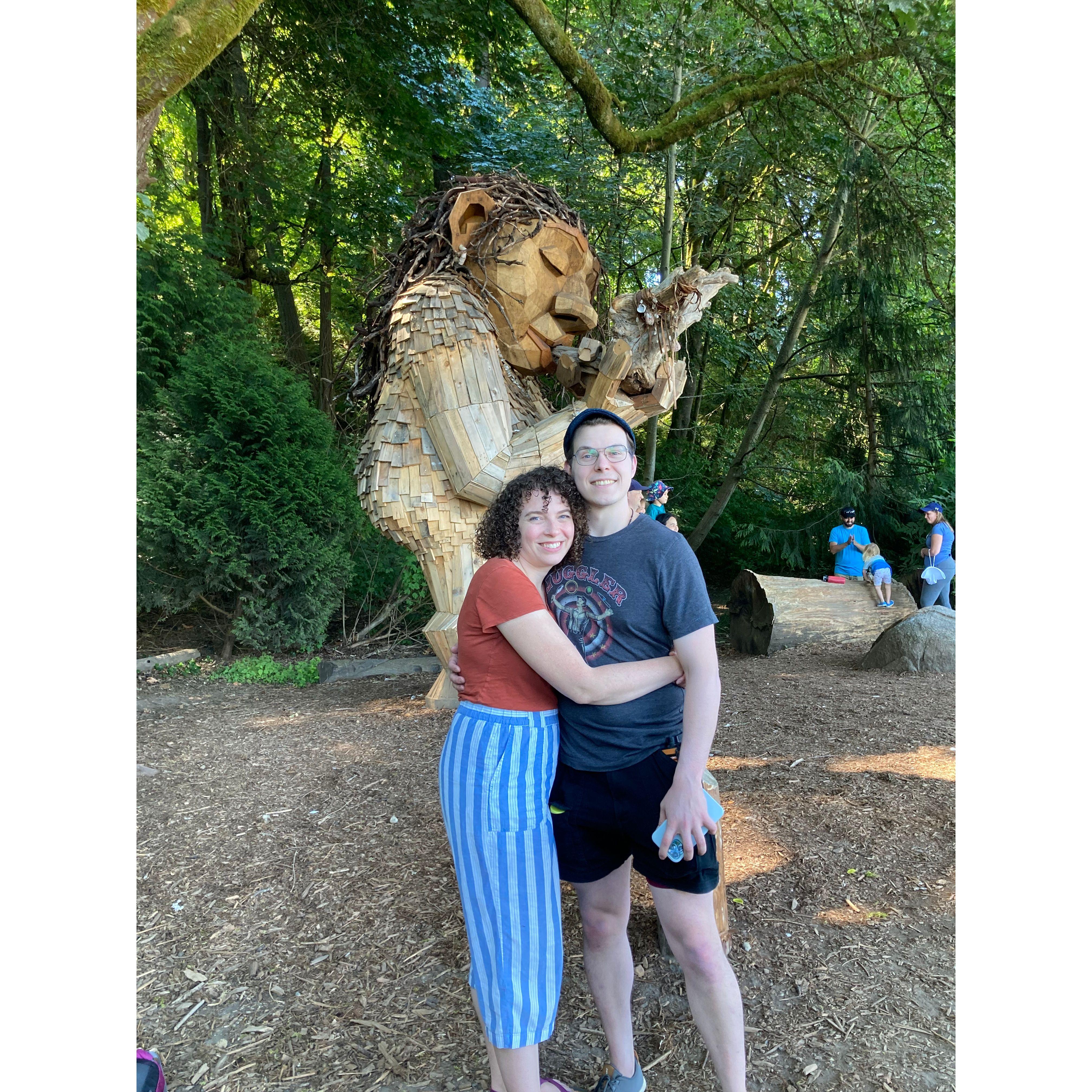 Troll hunting on Vashon Island