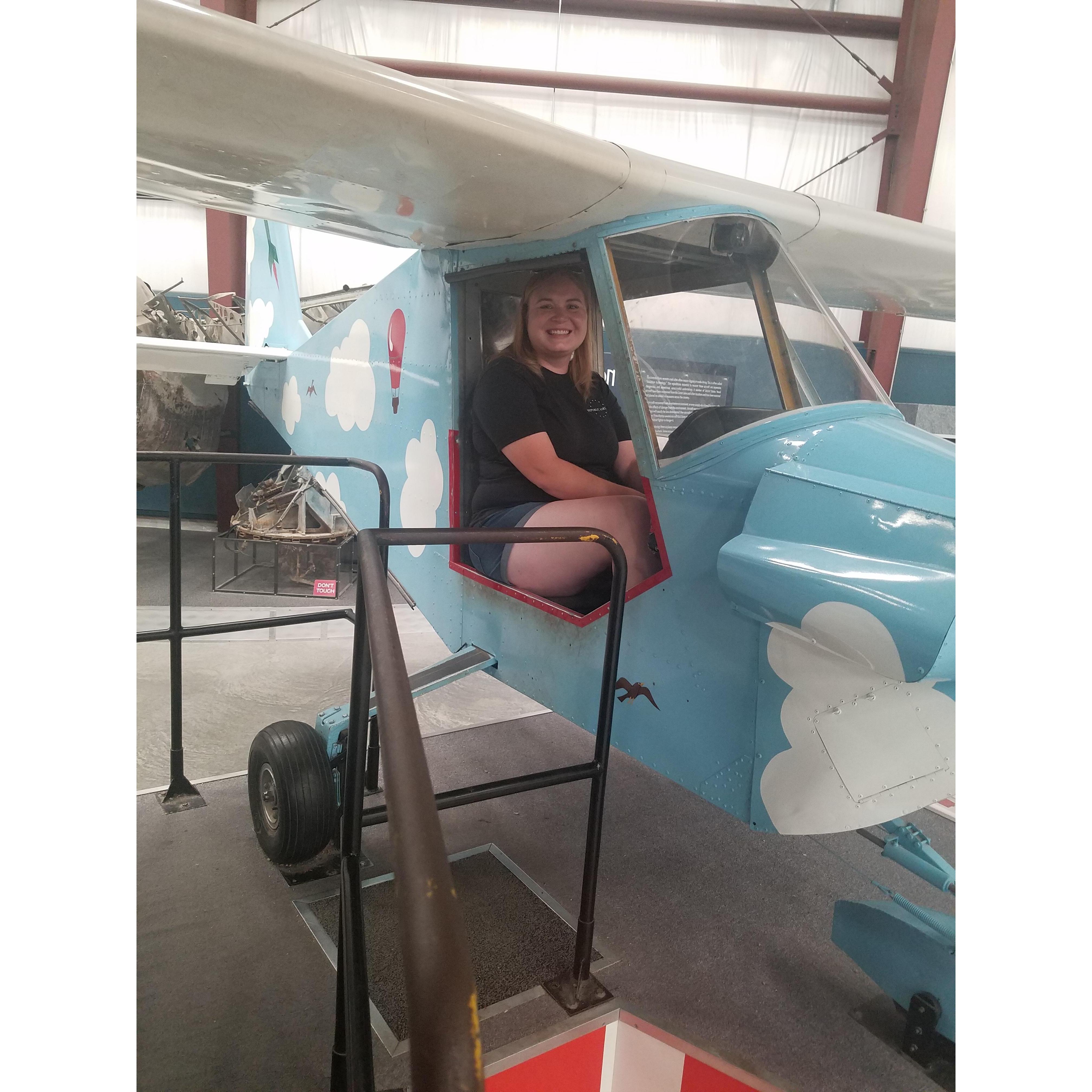 Ashley found us a new plane