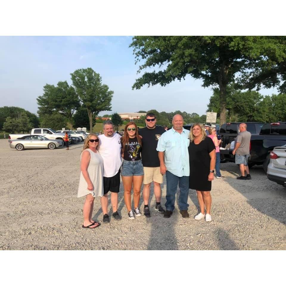 Bob Seger concert with both of our families!