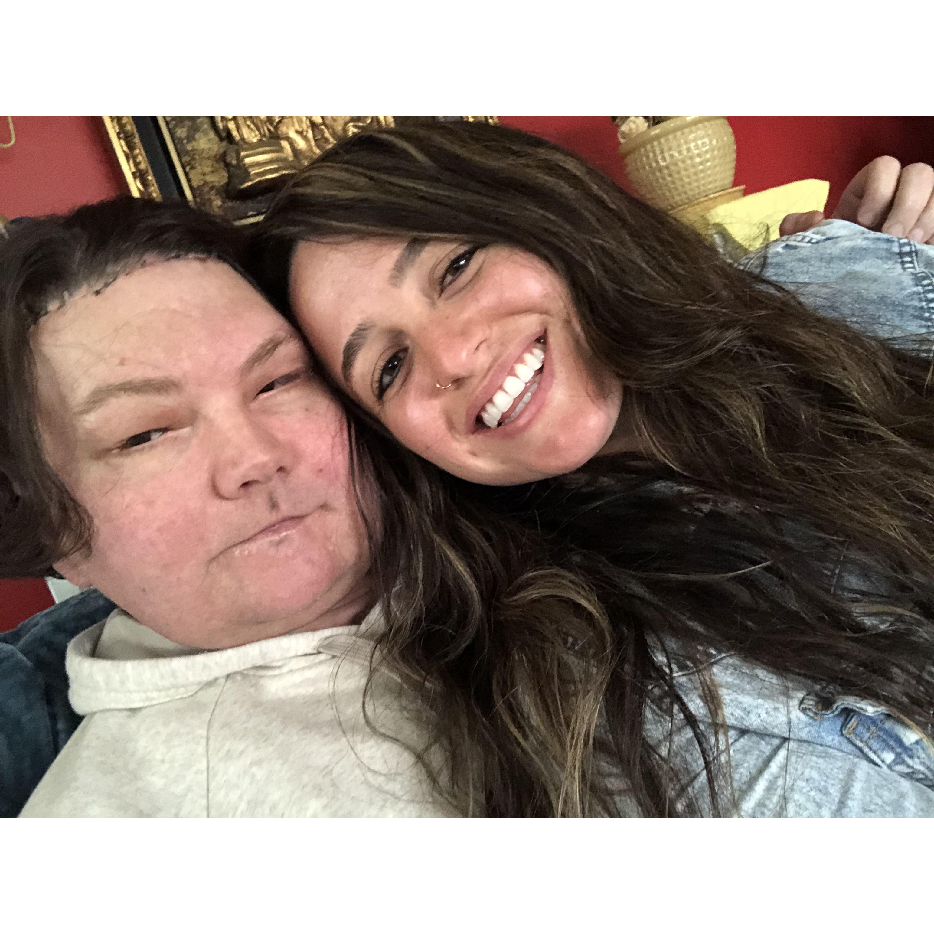 Our first picture, April 2021