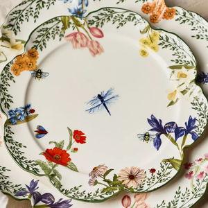 Eden Stoneware Dessert Plates, Set of 4