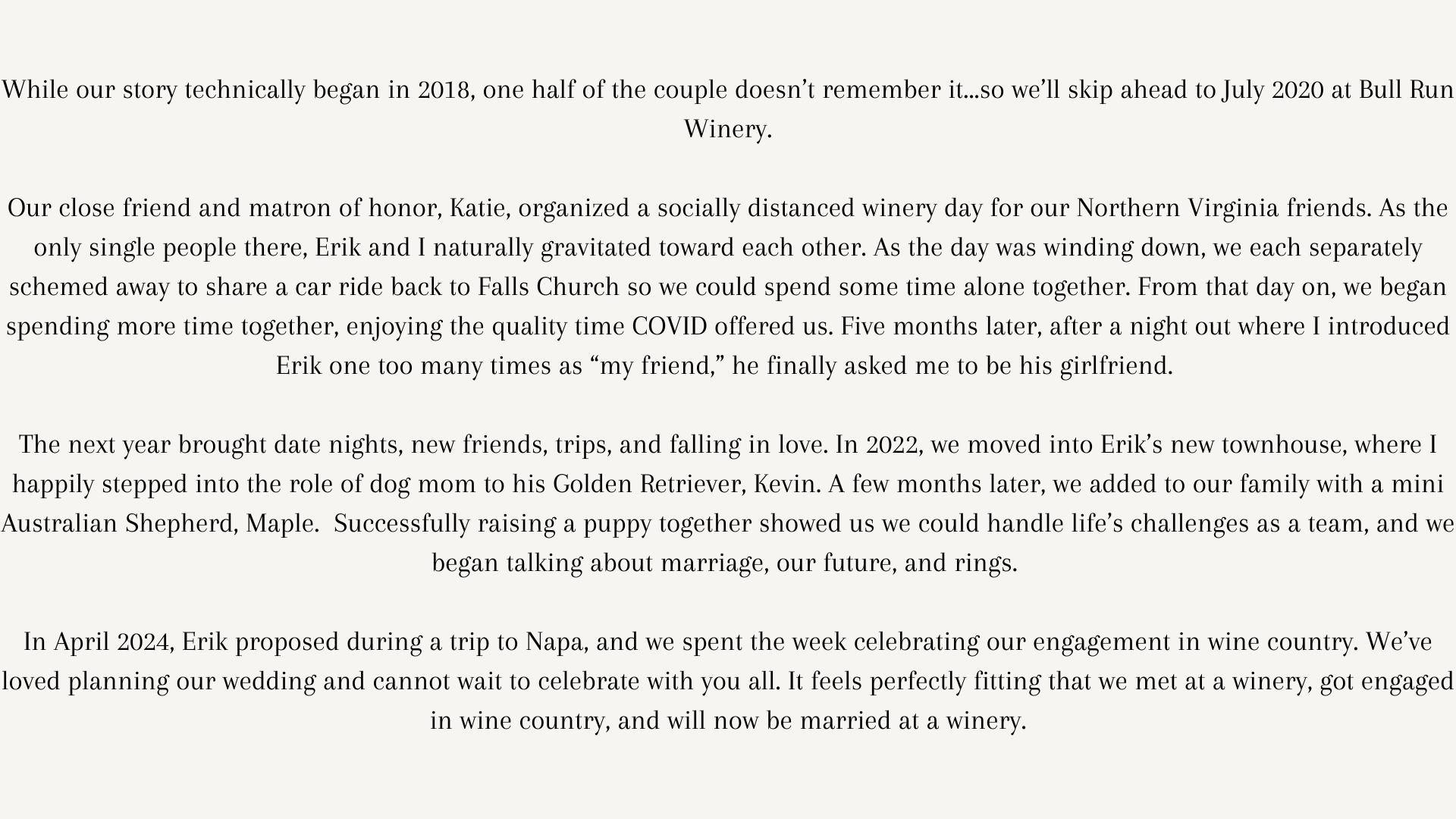 The Wedding Website of Anna Ramsey and Erik Popham