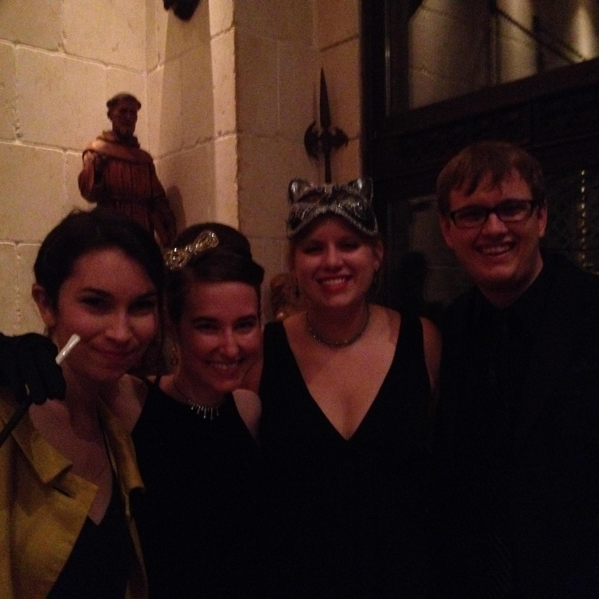 Union Square, Manhattan, October 2013, Me, Lauren, Katherine, and Ben at Katherine & Adres Serrano's Halloween party